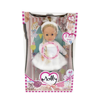 Bambolina panenka Molly baletka 40 cm se 3 písničkami