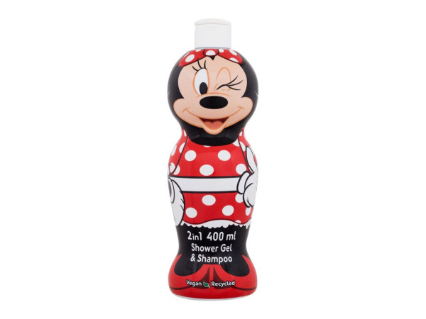 Disney Minnie Mouse sprchový gel a šampon 2v1 400 ml