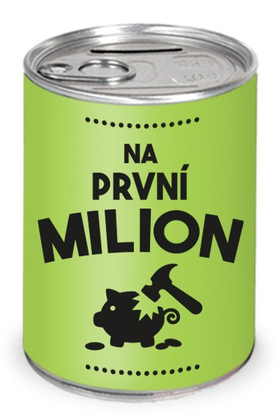 Nekupto Humorná pokladnička Na první milion