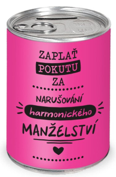 Nekupto Humorná pokladnička Narušování harmonického manželství