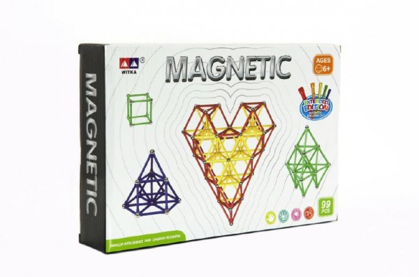 Magnetická stavebnice 99 ks