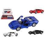 Auto Kinsmart 1966 Ford GT40 MKII kov plast 13cm 4 barvy na zpětné natažení