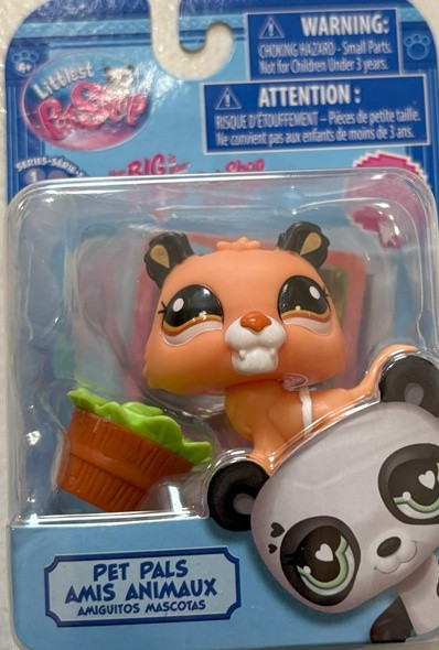 Littlest Pet Shop 1 figurka - oranžový tygřík