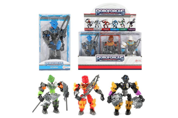 Robot bojovník plast 12cm 6 druhů
