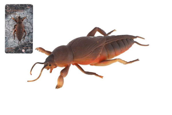Šváb antistresový natahovací silikon 18cm na kartě