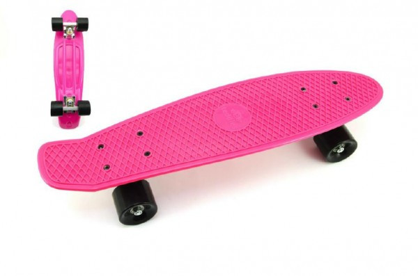 Skateboard - pennyboard růžový  60cm