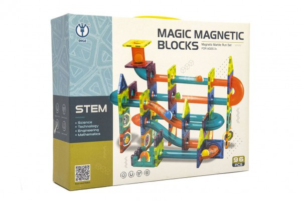 Magnetická stavebnice 96ks v krabici