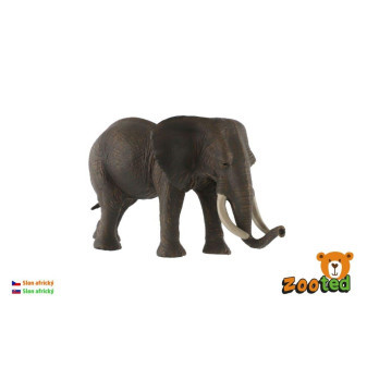 Zooted Slon africký plast 17cm v sáčku
