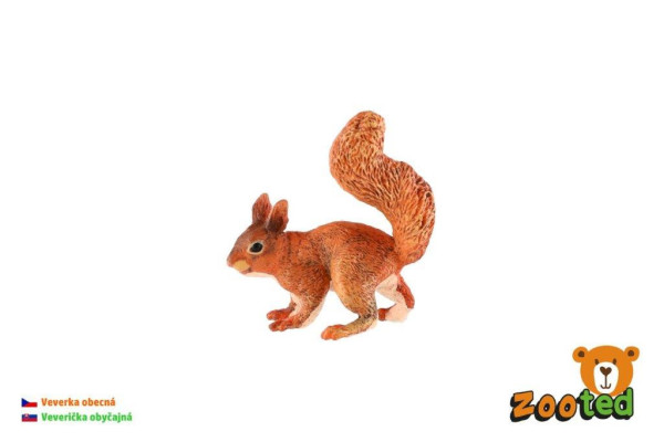 Zooted Veverka obecná 9 cm v sáčku