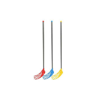 Hokejka florbalová pro praváky hliník plast 115 cm 3 barvy