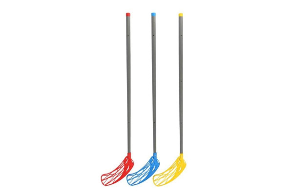 Hokejka florbalová pro praváky hliník plast 115 cm 3 barvy