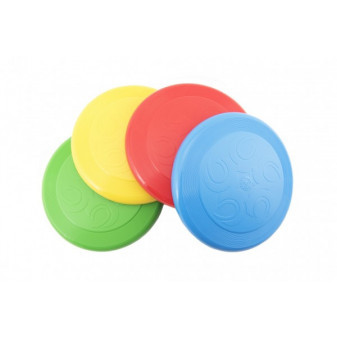 Létající talíř Frisbee plast 23cm 4 barvy 12m+