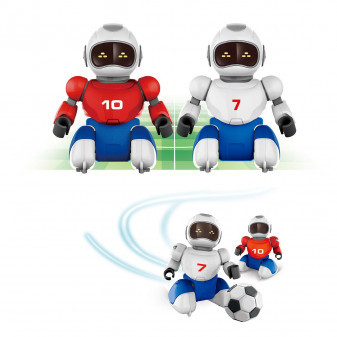 Robot fotbalista s míčkem na dálkové ovládání na baterie