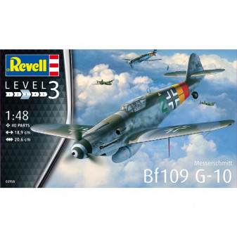 Revell 03958 Plastic ModelKit letadlo Messerschmitt Bf 109 G - 10 1:72