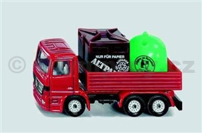 SIKU 0828 nákladní auto s recyklovaným odpadem