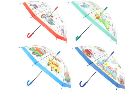 Deštník dopravní prostředky 4 druhy  vystřelovací