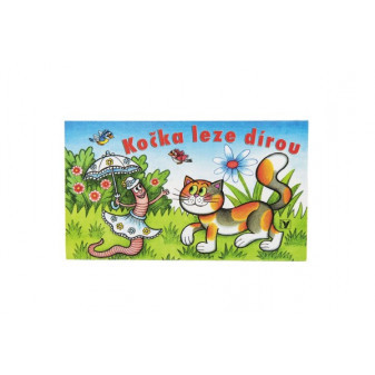Albatros Knížka Leporelo Kočka leze dírou