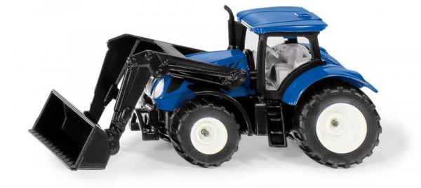 SIKU 1396 Blister - traktor New Holland s předním nakladačem