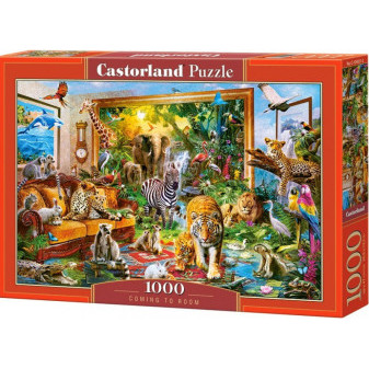 Castorland 104321 Puzzle Castorland 1000 dílků - Džungle v pokoji