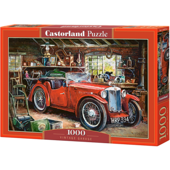 Castorland 104574 Puzzle Castorland 1000 dílků - Veterán v garáži