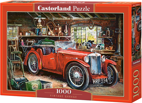 Castorland 104574 Puzzle Castorland 1000 dílků - Veterán v garáži