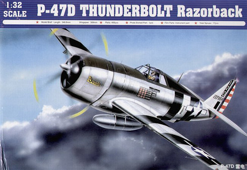Trumpeter 2262 P-47D Thunderbolt Razorback 1:32