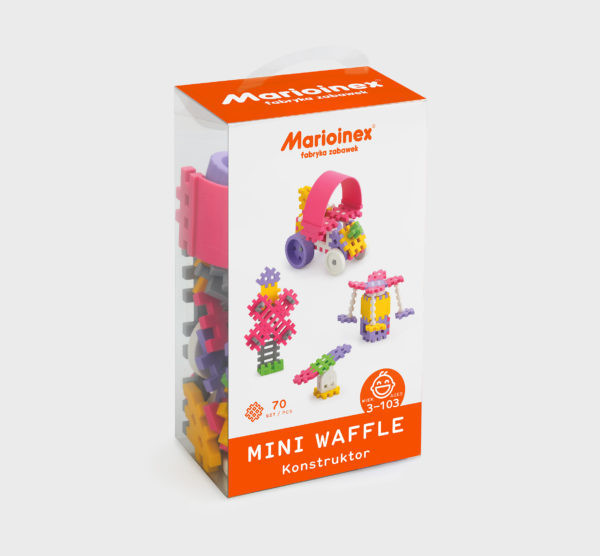 Stavebnice Waffle mini 70 ks dívčí