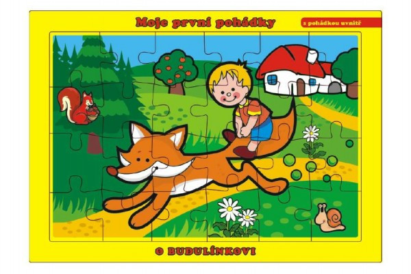 Puzzle deskové O Budulínkovi 26x17cm 24 dílků Moje první pohádky