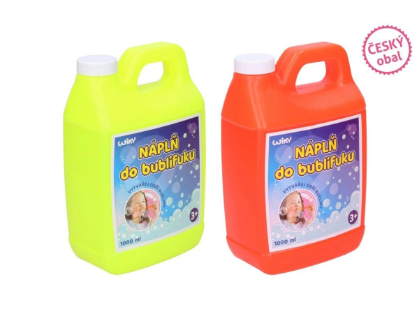 Bublifuk náplň náhradní do bublifuku 1litr v kanystru