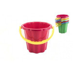 Kyblík plastový velký 22 cm na písek různé barvy
