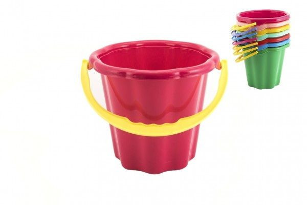 Kyblík plastový velký 22 cm na písek různé barvy