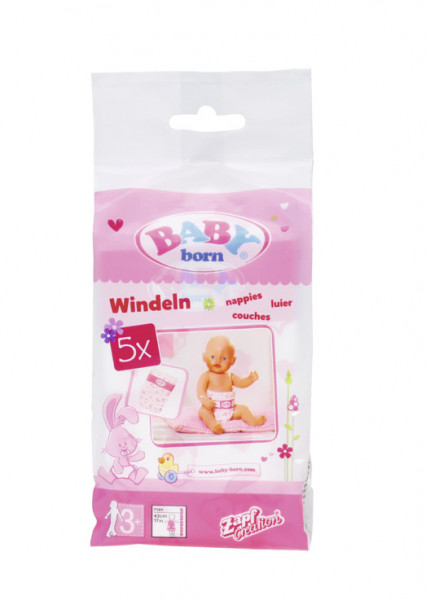 Zapf Creation Baby Born 826508 plenky 5 ks