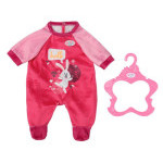 Zapf Creation BABY born® 832646 Sametové dupačky růžové, 43cm na ramínku