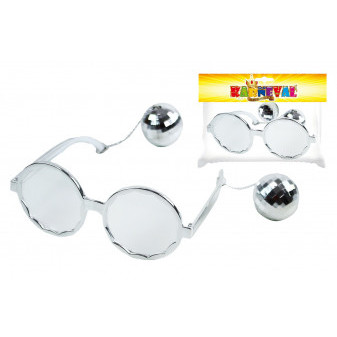 Karnevalové disco brýle s koulemi