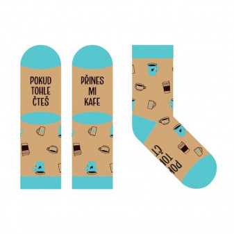 Albi Barevné ponožky - Přines mi kafe BPO