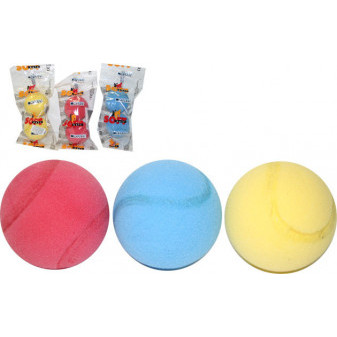 Míček soft softový barevný 2 ks v sáčku 7 cm pěnový měkký