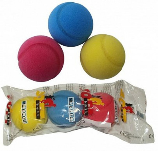 Mondo Soft míčky 7 cm pěnové 3 ks v balení