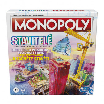 Hasbro Monopoly stavitelé CZ F1696