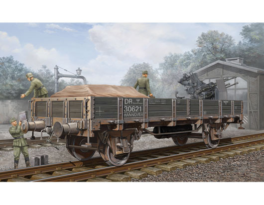 Trumpeter 81518 German Railway Gondola Lower sides 1:35