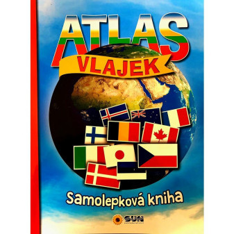 Atlas vlajek s více než 350 samolepkami