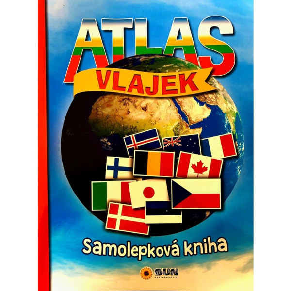 Atlas vlajek s více než 350 samolepkami