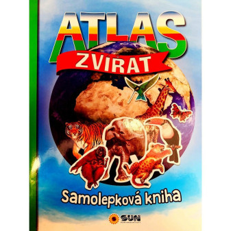 Atlas zvířat s více než 350 samolepkami