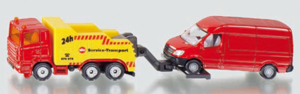 Siku 1667 odtahové auto s dodávkou