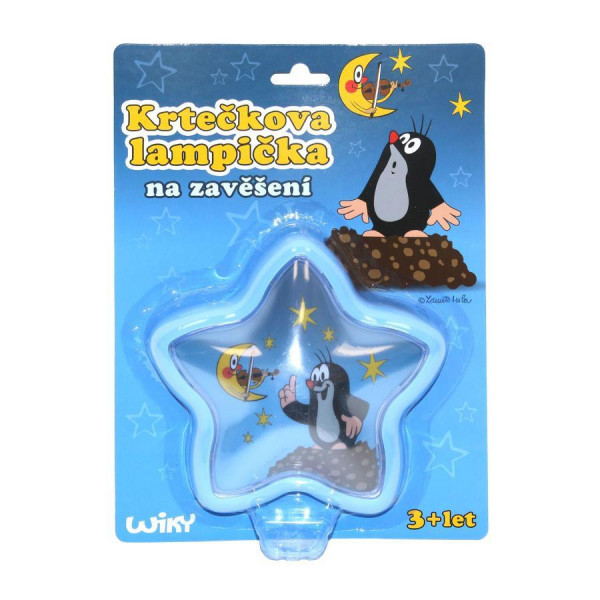 Lampička Krtek krteček hvězdička na baterie