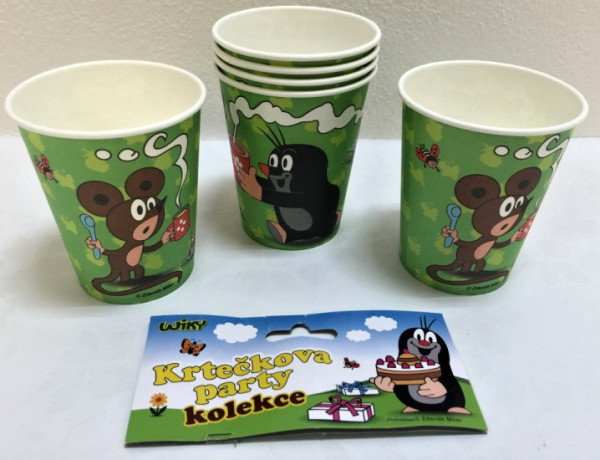 Párty kelímek Krtek a kamarádi 250 ml 6 ks