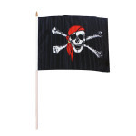 Vlajka pirátská karnevalová 47 x 30 cm