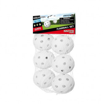 Floorballové míčky 6 cm 6 ks v balení