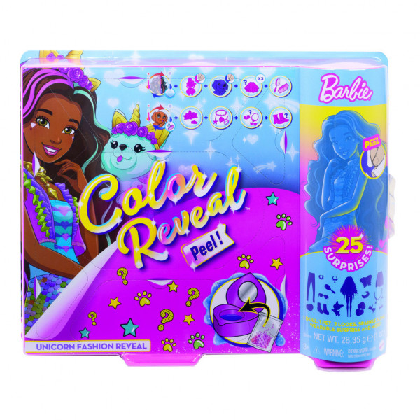 Mattel BRB Barbie Color reveal fantasy jednorožec GXV95