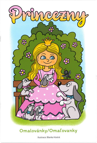 Omalovánky Princezny A4