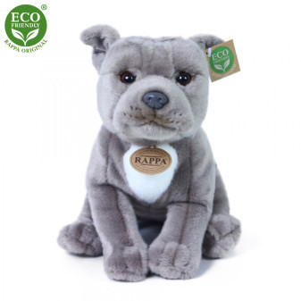 Plyšový pes stafordšírský bulteriér 30cm ECO-FRIENDLY